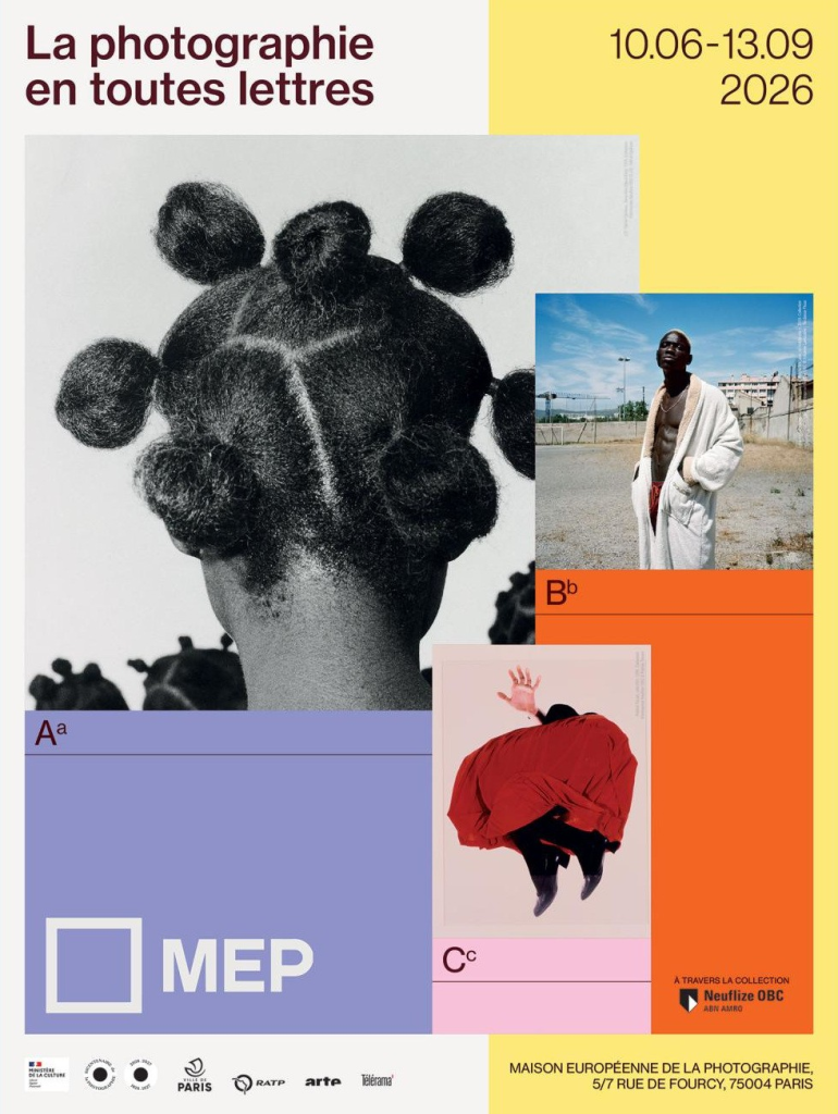 affiche expo photo en toutes lettres de la MEP
